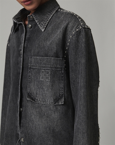 Day Birger et Mikkelsen - Clothilde Embellished Denim Jakke - Black